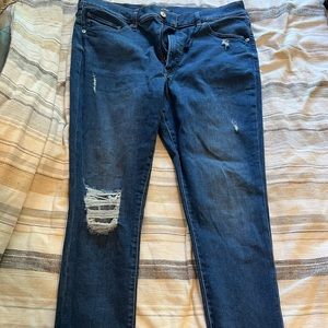 Skinny mid rise jeans from express, size 14R, great condition